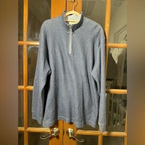 Joseph Abboud Gray Zip-Up Sweater